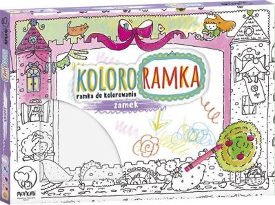 KOLOROWANKA RAMKA DO ZAWIESZENIA ZAMEK ŚREDNIA. Autor:   Praca zbiorowa. SmakLiter.pl Okładka książki KOLOROWANKA RAMKA DO ZAWIESZENIA ZAMEK ŚREDNIA