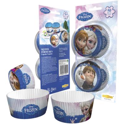 Opakowanie KRAINA LODU PAPILOTKI NA MUFFINY 50 SZTUK