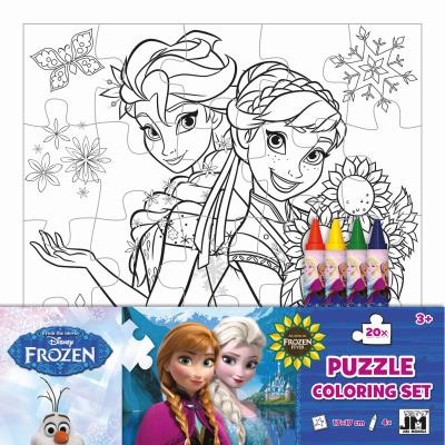 KRAINA LODU PUZZLE DO KOLOROWANIA 06471. Wydawca: Jiri Models. SmakLiter.pl Opakowanie KRAINA LODU PUZZLE DO KOLOROWANIA 06471