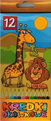 Opakowanie KREDKI OŁÓWKOWE 12 KOLORÓW 280479