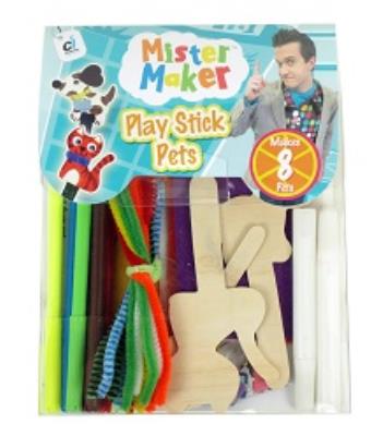 Opakowanie KUKIEŁKI NA PATYKU ZWIERZĘTA DOM ZESTAW KREATYWNY PAN ROBÓTKA