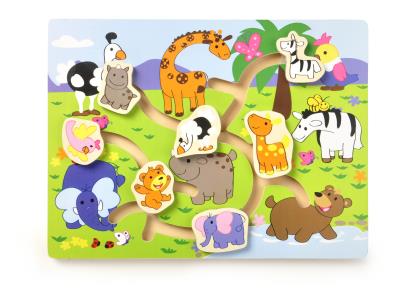 Opakowanie LABIRYNT DREWNIANY DZIKIE ZWIERZĘTA 1573780