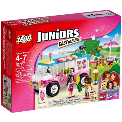 LEGO JUNIORS FURGONETKA Z LODAMI EMMY 10727. Wydawca: LEGO. SmakLiter.pl Opakowanie LEGO JUNIORS FURGONETKA Z LODAMI EMMY 10727