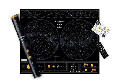 Opakowanie MAPA GWIEZDNA NIEBA STAR MAP OF THE SKY