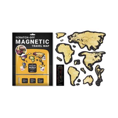 Okładka książki MAPA ZDRAPKA ŚWIAT TRAVEL MAGNETIC WORLD