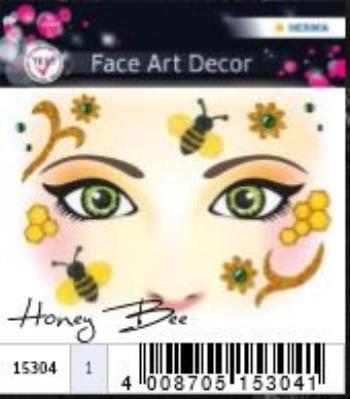 Opakowanie NAKLEJKI DO ZDOBIENIA TWARZY PSZCZÓŁKA 15304