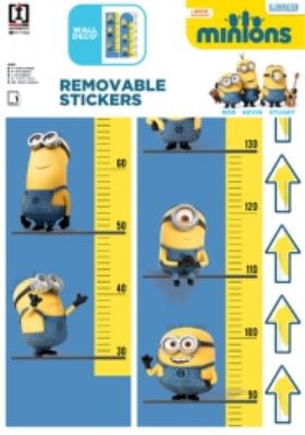 Opakowanie NAKLEJKI MARKA WZROSTU MINIONKI 50X70 CM