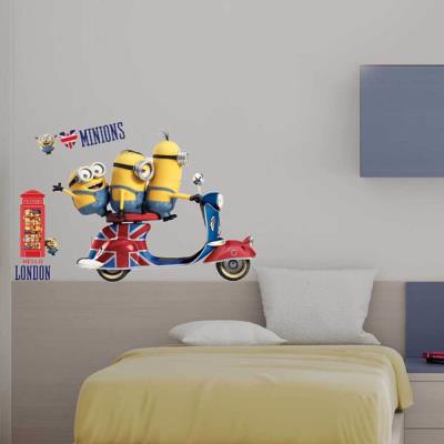 Opakowanie NAKLEJKI MINIONKI VESPA 50X70 CM