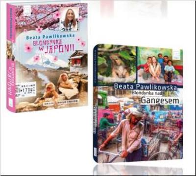 Okładka książki PAKIET BLONDYNKA NAD GANGESEM / BLONDYNKA W JAPONII