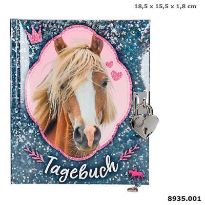 PAMIĘTNIK Z KŁÓDKĄ HORSES DREAMS GRANATOWY 8935A. Wydawca: PLUS-Z. SmakLiter.pl Opakowanie PAMIĘTNIK Z KŁÓDKĄ HORSES DREAMS GRANATOWY 8935A