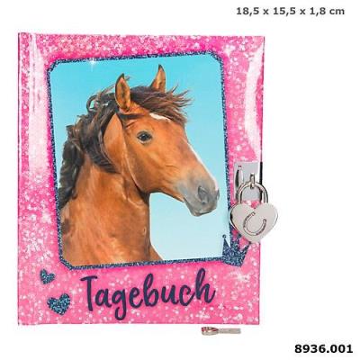 PAMIĘTNIK Z KŁÓDKĄ HORSES DREAMS RÓŻOWY 8936A. Wydawca: PLUS-Z. SmakLiter.pl Opakowanie PAMIĘTNIK Z KŁÓDKĄ HORSES DREAMS RÓŻOWY 8936A