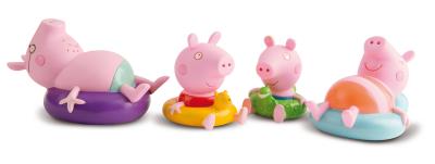 Opakowanie PEPPA FIGURKA DO KĄPIELI ŚWINKA PEPPA (ŻÓŁTE KOŁO)