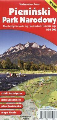 PIENIŃSKI PARK NARODOWY MAPA TURYSTYCZNA 1:20 000 MAPA WODOODPORNA. Autor: Opracowanie zbiorowe. SmakLiter.pl Okładka książki PIENIŃSKI PARK NARODOWY MAPA TURYSTYCZNA 1:20 000 MAPA WODOODPORNA