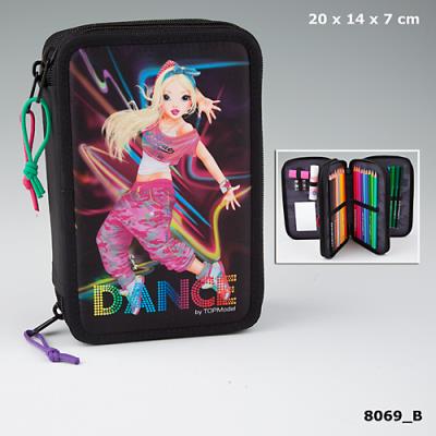PIÓRNIK POTRÓJNY Z WYPOSAŻENIEM DANCE TOP MODEL 8069B. Wydawca: PLUS-Z. SmakLiter.pl Opakowanie PIÓRNIK POTRÓJNY Z WYPOSAŻENIEM DANCE TOP MODEL 8069B