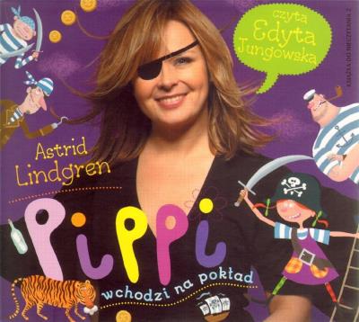 Pippi wchodzi na pokład CD Mp3 - Audiobook. Autor: Lindgren Astrid. SmakLiter.pl Okładka książki Pippi wchodzi na pokład CD Mp3 - Audiobook