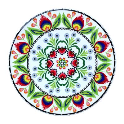 Opakowanie PODKŁADKA CERAMICZNA OKRĄGŁA 20CM ROZETA BIAŁA