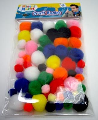 Opakowanie POMPONY MAŁE KREATYWNA PODSTAWA PAN ROBÓTKA