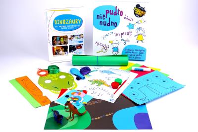 Opakowanie PUDŁO NIE NUDNO DINOZAURY