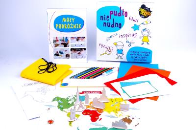 Opakowanie PUDŁO NIE NUDNO MAŁY PODRÓŻNIK