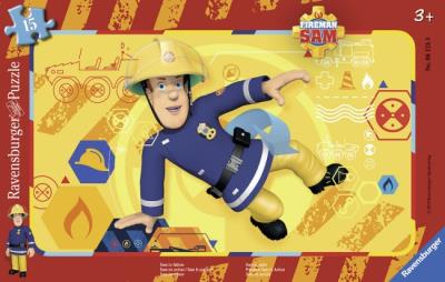 Opakowanie PUZZLE 15 ELEMENTÓW STRAŻAK SAM 
