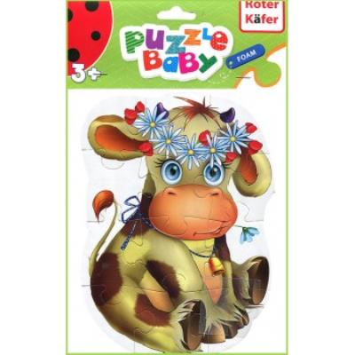 Opakowanie PUZZLE PIANKOWE BABY KROWA OWCA RK1101-01
