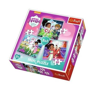 Opakowanie Puzzle Rycerka Nella 3w1