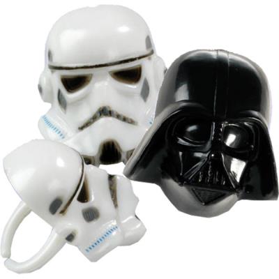 Opakowanie STAR WARS 12 DEKORACYJNYCH PIERŚCIENI NA MUFFINY