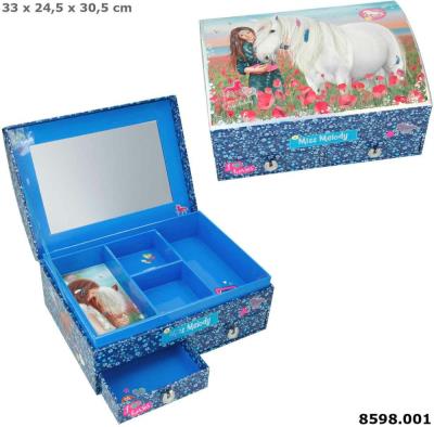 SZKATUŁKA Z LUSTERKIEM MISS MELODY 8598A. Wydawca: PLUS-Z. SmakLiter.pl Opakowanie SZKATUŁKA Z LUSTERKIEM MISS MELODY 8598A