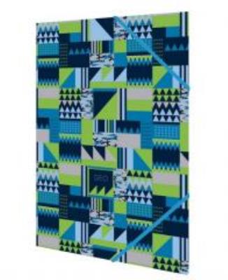 Opakowanie Teczka A4 cienka z gumką New Geo niebieska MILAN