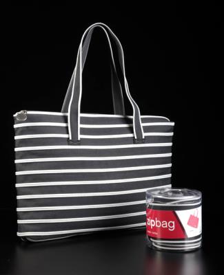 Opakowanie TORBA Z TAŚMY SUWAKOWEJ ZIPBAG MAŁA CZARNA