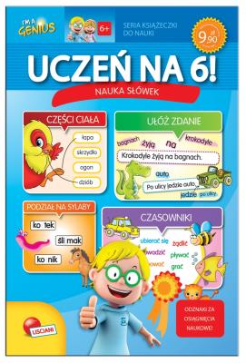 Okładka książki UCZEŃ NA 6 NAUKA SŁÓWEK 305 PL78328