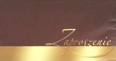 Opakowanie Zaproszenia Bello wzór nr 02 10 sztuk