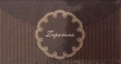 Opakowanie Zaproszenia Bello wzór nr 04 10 sztuk