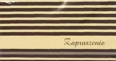 Opakowanie Zaproszenia Bello wzór nr 05 10 sztuk