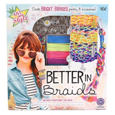 Opakowanie ZESTAW DO ROBIENIA BRANSOLETEK BETTER IN BRAIDS JUST MY STYLE