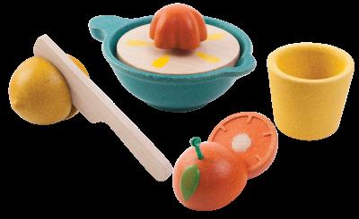 Opakowanie ZESTAW DO WYCISKANIA OWOCÓW ZABAWKI DREWNIANE