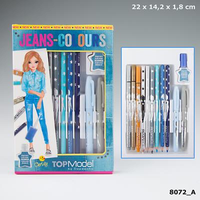 ZESTAW KREATYWNY JEANS COLOURS 8072A. Wydawca: PLUS-Z. SmakLiter.pl Opakowanie ZESTAW KREATYWNY JEANS COLOURS 8072A