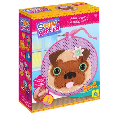 Opakowanie ZESTAW KREATYWNY USZYJ OBRAZEK Z PIESKIEM 74135