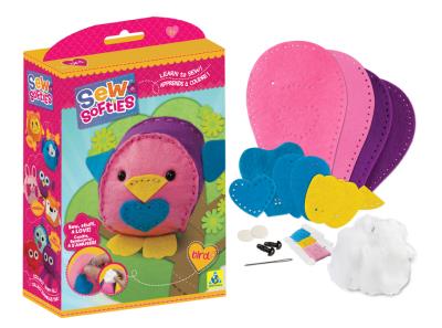 Opakowanie ZESTAW KREATYWNY USZYJ PTASZKA