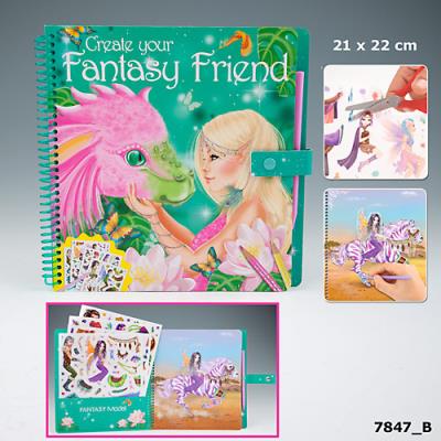 ZESTAW KREATYWNY ZIELONY FANTASY FRIEND TOP MODEL 7847B. Wydawca: PLUS-Z. SmakLiter.pl Opakowanie ZESTAW KREATYWNY ZIELONY FANTASY FRIEND TOP MODEL 7847B