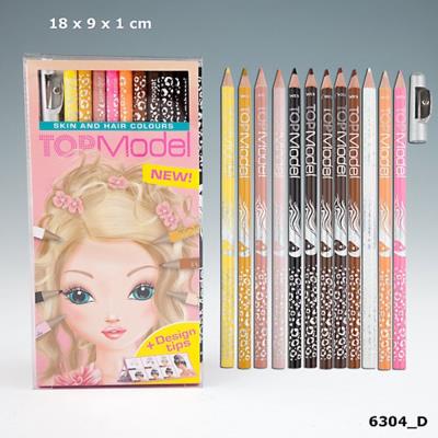 ZESTAW KREDEK Z TEMPERÓWKĄ SKIN TONES TOP MODEL 6304D. Wydawca: PLUS-Z. SmakLiter.pl Opakowanie ZESTAW KREDEK Z TEMPERÓWKĄ SKIN TONES TOP MODEL 6304D