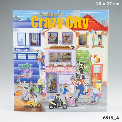 ZESTAW Z NAKLEJKAMI CRAZY CITY 6519A. Wydawca: PLUS-Z. SmakLiter.pl Opakowanie ZESTAW Z NAKLEJKAMI CRAZY CITY 6519A