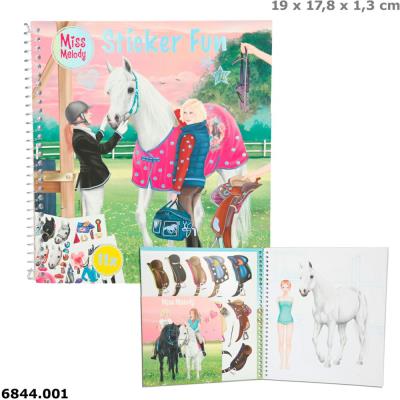 ZESTAW Z NAKLEJKAMI MISS MELODY 6844A. Wydawca: PLUS-Z. SmakLiter.pl Opakowanie ZESTAW Z NAKLEJKAMI MISS MELODY 6844A