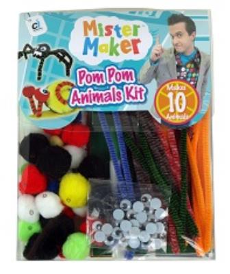 Opakowanie ZWIERZĄTKA Z POMPONÓW ZESTAW KREATYWNY PAN ROBÓTKA
