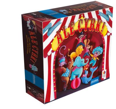 Ale cyrk! GRANNA. Autor: Marco Teubner. SmakLiter.pl Okładka książki Ale cyrk! GRANNA