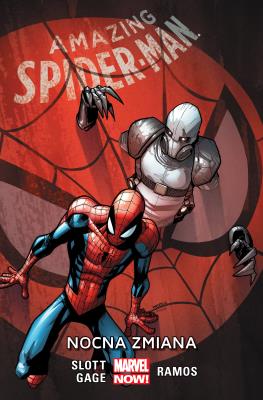 Amazing Spider-Man – Nocna zmiana, tom 4. Autor: Dan Slott, Christos Gage, Humberto Ramos. SmakLiter.pl Okładka książki Amazing Spider-Man – Nocna zmiana, tom 4