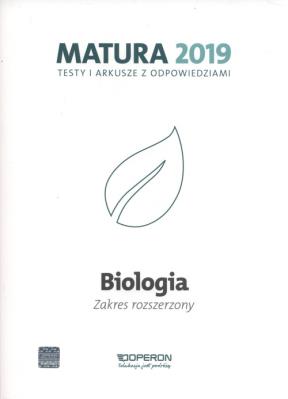 Biologia. Matura 2019. Testy i arkusze. Zakres rozszerzony. Autor: Michalik Joanna, Kulpiński Kamil. SmakLiter.pl Okładka książki Biologia. Matura 2019. Testy i arkusze. Zakres rozszerzony