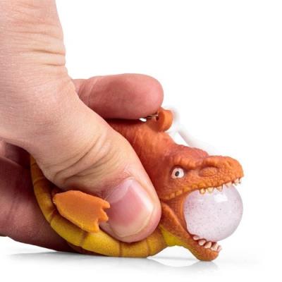 Opakowanie Brelok Dinozaur do ściskania z masą