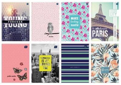 Opakowanie Brulion opr. półtw. B5/160K kratka Hybrid (5szt)