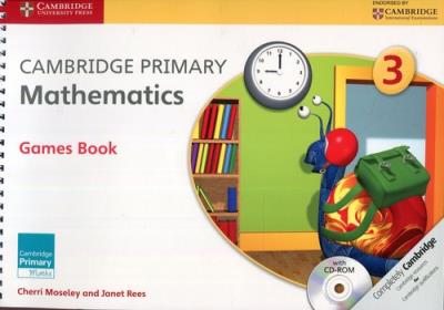 Okładka książki Cambridge Primary Mathematics 3 Games Book + CD